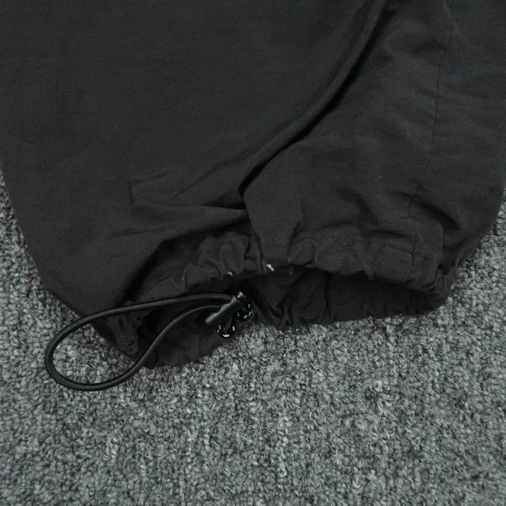 Alo Yoga Pants Womens Medium Black High Waist Zip It Jogger Athletic Cargo Woven